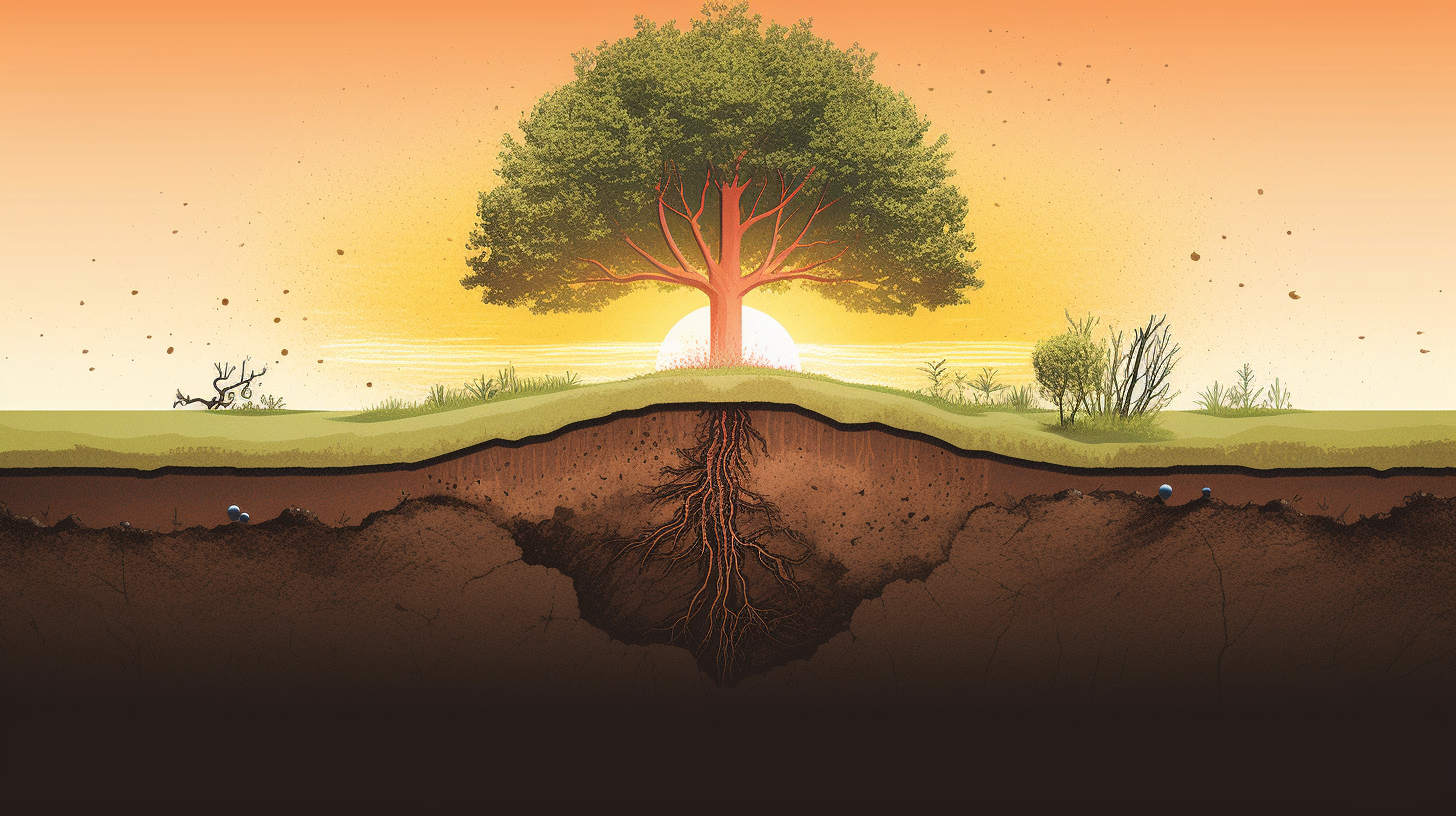 A Seedling Tree Cross Section